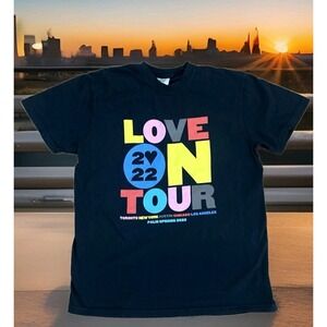 New! Harry Styles Love On Tour Concert 2022 T-Shirt Adult Medium Black Merch Tee
